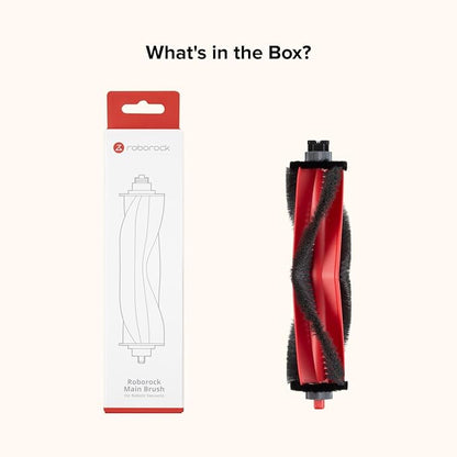 roborock Anti-Tangle Rubber Main Brush for Q10 S5, Q10 S5+, Q10 X5, Q10 X5+, Q10V, Q10 VF, Q10V+, Q10 PF+, Q10 PF, Q10 VF+ Robot Vacuums, Durable Synthetic Bristles, 1-Pack