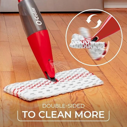 O-Cedar Genuine ProMist MAX Spray Mop Head Replacement | Machine Washable | Reusable | Microfiber Refill | Removes 99% of Bacteria