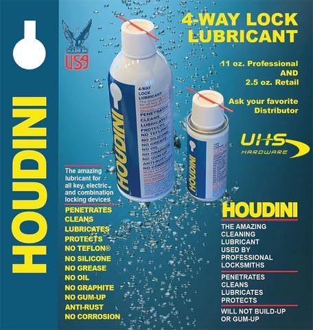 Houdini 2.5 Lock & General Purpose Cleaner Lubricant