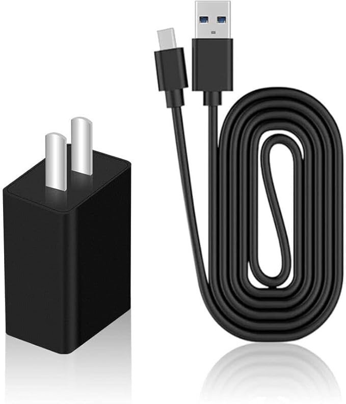 5V USBC Charger for Charging VASSON HHL-RO1 Fabric Shaver Electric Lint Remover Rechargeable Lint Shaver DC 5V USB TypeC Replacement Adapter Power Supply Cable Cord