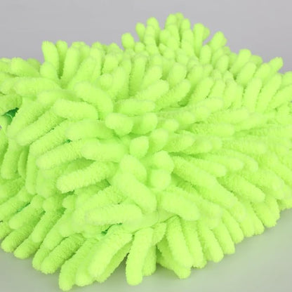 4Pcs Soft Flat Mop Refill Pads, High Absorption Cloth for Multi-Surface Floor Cleaning, 15.35-inch Board Compatible, Green