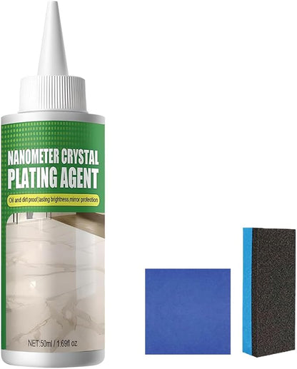 2026 New Nano Crystal Coating Agent For Tile & Furniture, Granite Countertop Cleaner and Sealer with Protection, Quartz Marble Stone Polish Cleaner for Permanent Hold & Shine Effect Fast Drying (1Pcs)