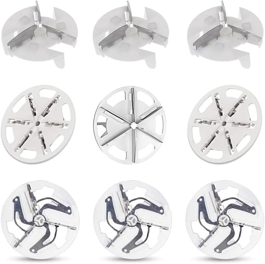 9 Pack Fabric Shaver Blades Replacement Electric Lint Remover Blade Parts for Rechargeable Sweater Defuzzer Battery Operated Pill Fuzz Remover Portable Lint Shaver Fabric Remover