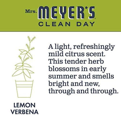 Mrs. MEYER'S Clean Day Lemon Verbena Toilet Bowl Cleaner 24 Fl Oz (Pack of 4)