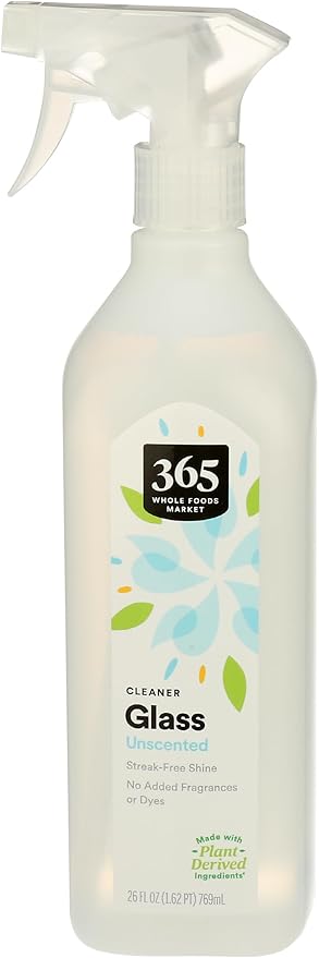 365 by Whole Foods Market, Glass Cleaner, Unscented, 26 Fl Oz
