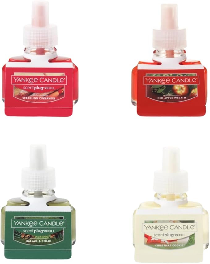 Yankee Candle Electric Plug Refill Scent (Pack of 4, Winter Magic)