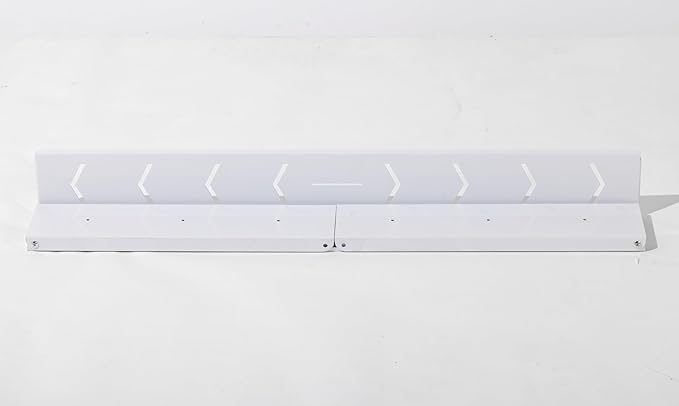 Wall Mounted Clothes Drying Rack, 32" Space Saving Foldable Laundry Drying Rack with Wall Template for Bathroom, Apartment, College Dorm (White Shelf with 5 Rods and 6 Hooks)
