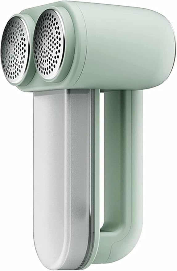 Fabric Shaver Professional Electric Lint Remover Dual-Head Fabric Shaver 3 Speeds, Rechargeable Sweater Couch Fabric Lint Pill Shaver for Clothes, Furniture, Carpet
