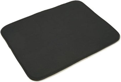 Norpro 18 by 16-Inch Microfiber Dish Drying Mat, Black