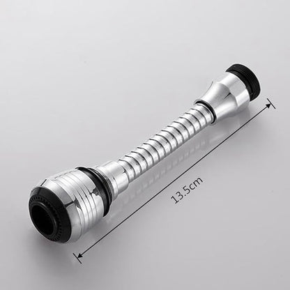 2Pcs Kitchen Faucet Extender Universal Faucet Spray Head 360° Swivel Adjustable Nozzle Spout for Bathroom Kitchen Tap Nozzle Filter Adapter