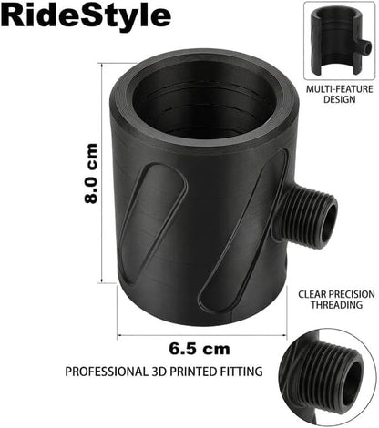 Spiral Nozzle Men's Cleaning Shower Head - Upgraded Men's Shower Head,360° Ring Water Spray Shower Heads,Coarse-Pore Design Prevents Clogging,Easy to Install, Suitable for Home Bathrooms (Black)