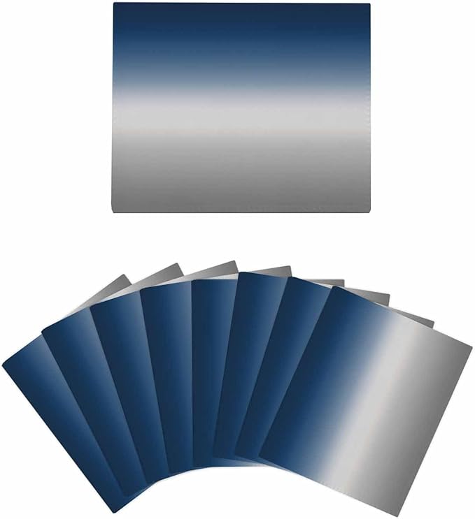 8 Pack Abstract Kitchen Dish Cloths, Blue Grey Gradient Modern Art Dishcloths for Kitchen, Reusable Paper Towels, Super Absorbent Quick Drying Washcloths Cleaning Wipes, 6x5 inch
