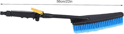 Automotive Brush, Carpet and Upholstery Cleaning Brush, Floor Brush, Scrub Brush for Car Interior and Home with Detachable Handle