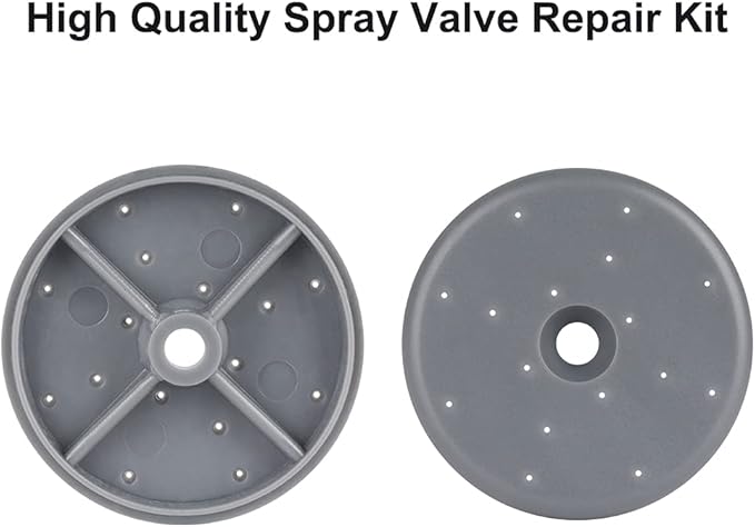 Spray Valve Repair Kit 1.42 GPM Pre-Rinse Spray Face for All Commercial Faucet Sink Dish Sprayer Valve, Touch On Kitchen Sink Faucets Repair Kit Replacement, Gray