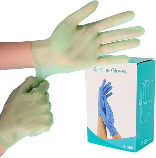 vodvob reusable silicone gloves, finger protectors for epoxy resin casting DIY crafts, household cleaning gloves