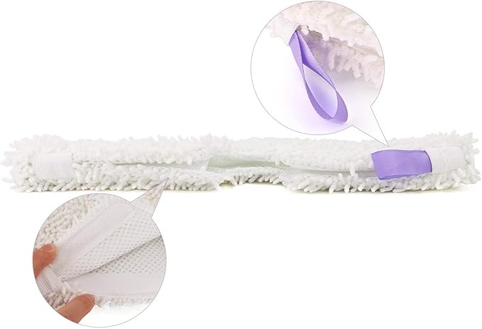 Tidy Monster Steam Mop Replacement Pads, 4 Pack Steam Pocket Mop Pads Compatible with Shark S3500 Series, S3501, S3601, S3550, S3901, SE450, S3801CO, S3601D, S2901, S2902