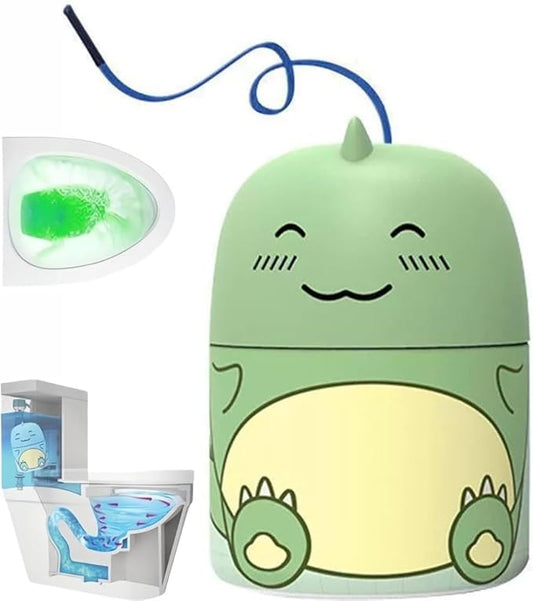 Dinosaur Toilet Bowl Cleaner Bottle, 2026 Upgraded Cute Dinosaur-Shaped Magic Automatic Toilet Tank Cleaner Bottle, Long-Lasting Bathroom Tank Crazy Cleaning Deodorizer Wonder(Jasmine)