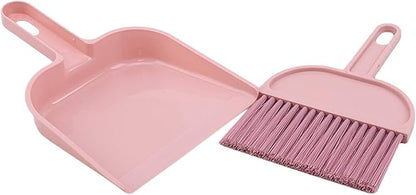 Mini Broom and Dustpan Set, Compact Cleaning Kit for Home Car Camping Small Spaces Pet Cleanup and Travel