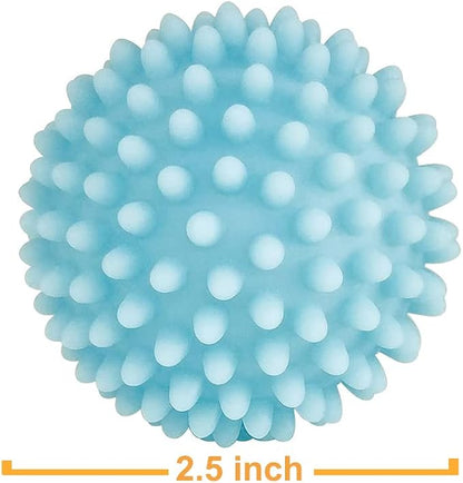 4-Pack Reusable Laundry Dryer Balls - Eco Friendly Fabric Softener Alternatives Soften and Fluff Laundry Wrinkle Release(Set of 4 Colorful Color)