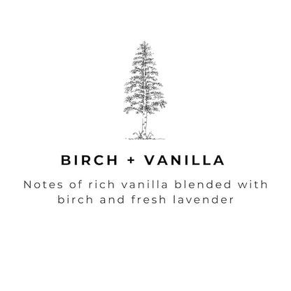 River Birch Birch + Vanilla Scented Linen and Room Spray | Home Fragrance | 4 oz Glass Amber Bottle | Luxury Signature Scent | Handmade in Texas