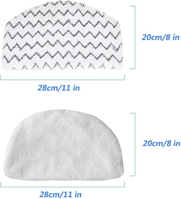 1940A Steam Mop Pads Washable for Bissell Powerfresh Replacement Steam Cleaner Pads for 1806 19404 1440 1544 2075A 2685A 19402 19408 1940f 1940q 1940t B0006 B0017 Microfiber Hard Floor Cleaning