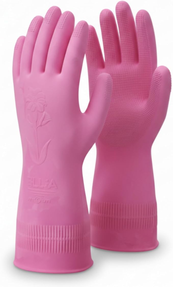 Premium Dishwashing Gloves Reusable Rubber Kitchen Cleaning Waterproof Hand Protection
