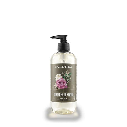 Caldrea Hand Wash Soap, Rosewater Driftwood Scent, 10.8 Oz