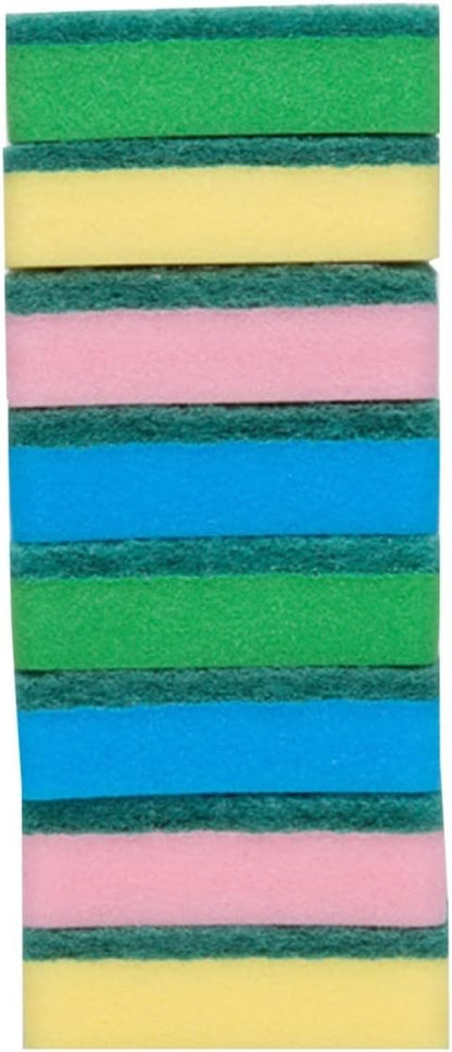 10 Pack Sponges for Cleaning, Natural Heavy Duty Dual Sided Dishwashing Sponge,Reusable Cellulose Durable Household Cleaning Sponges for Scrubbing Washing Cookware Bathroom Dishwashing