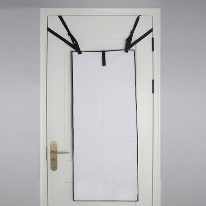 Dual-Sided Over the Door Vertical Steamboard Press Pad for Handheld Steamer, with Hanging Garment Bag for Closet Storage(double side)