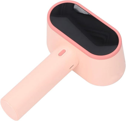 Electric Fabric Shaver Electric Lint Remover Fabric Shaver Dual Heads 4 Speeds 12 Blades Rechargeable Large Fuzz Remover for Clothes Couch Furniture Black (Pink)