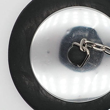 Kitchen Sink Stopper -Garbage Disposal Plug Kitchen Sink Plug Stainless Steel & Rubber 1pc