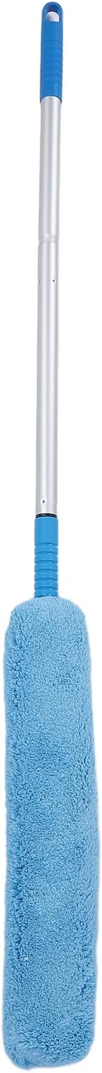Ceiling Fan Duster Extendable Duster with Long Handle, Bendable Dust Removal Tool Multipurpose Soft Fleece Duster for High Ceiling Blinds Furniture Cracks Corner
