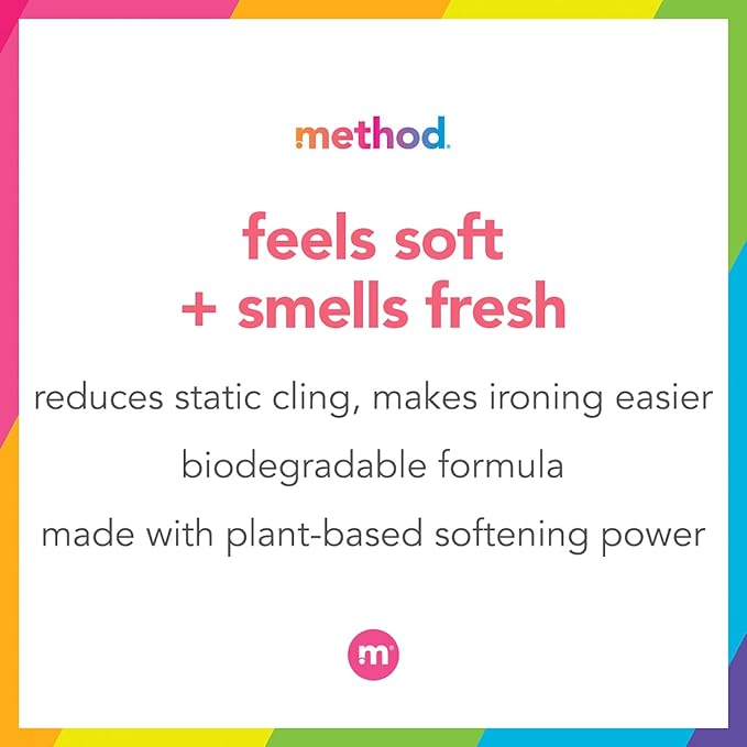Method Fabric Softener; Ginger Mango; 53.5 Ounces; 45 Loads; 2 pack; Packaging May Vary