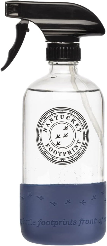Empty Clear Glass Spray Bottles |16 oz Glass Spray Bottle | Silicone Based Glass Spray Bottle | Use Cleaner Strip Refills