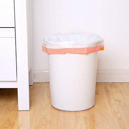 60 Count 8 Gallon Drawstring Trash Bags-0.79 Mil Ultra Strong Medium Trash Can Liners for Kitchen/Office,Unscented White Garbage Bags