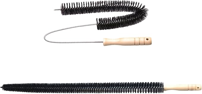 Essential Dryer Vent Cleaner Washing Machines Brush Long Handle Brush Thorough Dirt Removal,Kitchen & Bathroom