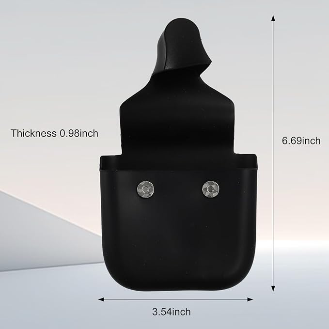 Silicone Glove for Gas, Reusable Protective Silicone Glove for Gas Pump with Storage Bag, Easy to Clean, Suitable for Many Work Scenarios (Black)