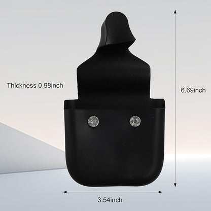 Silicone Glove for Gas, Reusable Protective Silicone Glove for Gas Pump with Storage Bag, Easy to Clean, Suitable for Many Work Scenarios (Black)