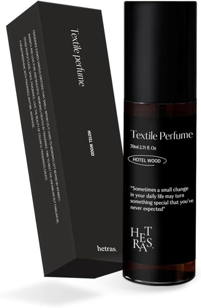 hetras Textile Perfume | Flower Shop - Flowers & Green Grass Scent | Long-Lasting Subtle Fragrance Wrinkle Release Spray | Travel-Size Linen Freshener | Made with Natural Essential Oils, 2.7 fl. oz.