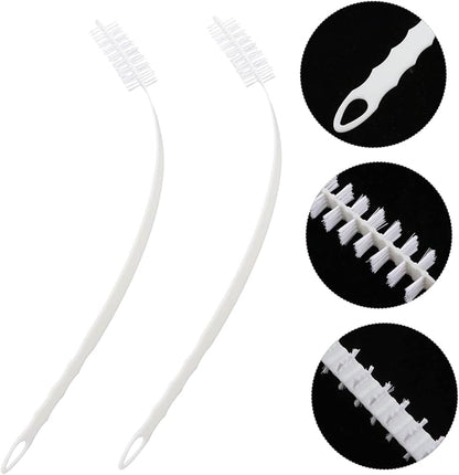 SHOWERORO 2pcs Dryer Brush Soft Scrub Brush for Washing Machine Dryer Vent Cleaner