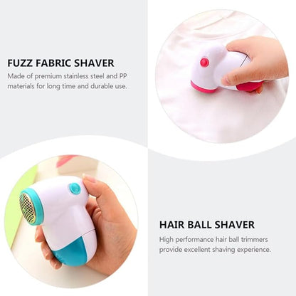 Hemoton Mini Clothes Lint Remover Shaver 3 Pack Portable Fabric Hair Ball Trimmers for Sweaters Jackets Pills Fuzz Removal 3.93X2.95X1.96In