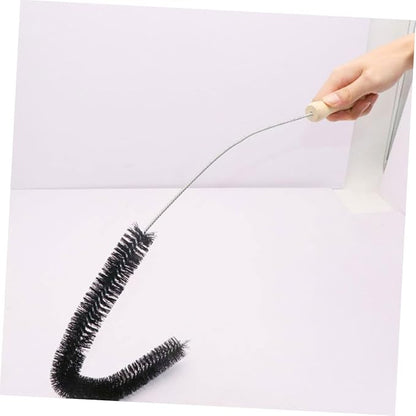 Dryer Vent Cleaning Brush 27.95 Inch Flexible Lint Remover with Bendable Wire Shaft and Non-Slip Handle for Refrigerator Coil and Appliance Dust Cleaning