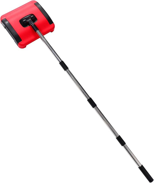 Cabilock Handheld Carpet Sweeper with Adjustable Handle Portable PET Hair and Dust Cleaner Manual Non-Electric Rug Roller Brush for Home and Office Cleaning
