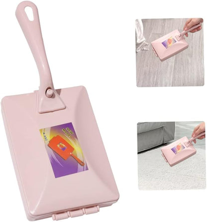 Carpet Debris Brush Double-Roller Sofa Sweeper Handheld Dusting Cleaner Pink Carpet Debris Brush,Double-Roller Cleaning Brush,Carpet dusting Brush,Carpet Sofa Sweeper,Carpet Cleaning Brush