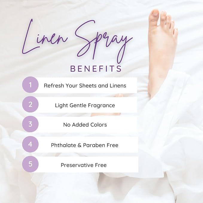 Chocolate Linen Spray, 4 ounces - Eclectic Lady Sheet and Linen Spray - No Artificial Colors, Parabens, or Preservatives - Long-Lasting Scent for Bed, Fabric & Pillow