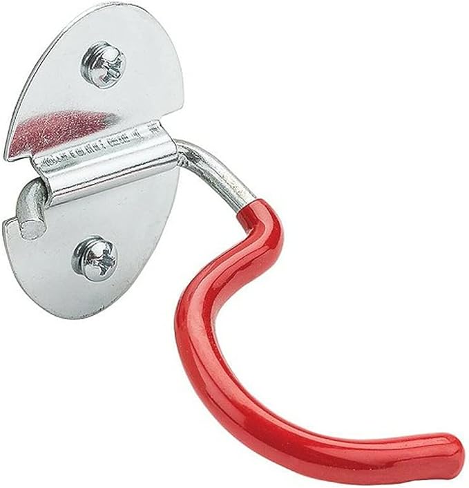 Tripar International S-Type Hook, Wall Mounted, Space Saver Organizer Tool Holder (4 Holders)