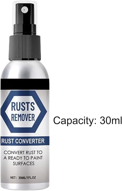 Quick Drying Rust Stain Remover - Metal Rust Remover, Effortless Metal Restoration | Excellent Tarnish Cleaner Spray, 30ml Seamless Kitchen Rust Converter for Utensils, Auto Parts, Tools