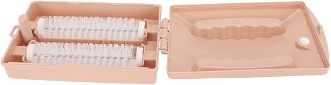 Carpet Sofa Sweeper, Double Roller Remove Debris Table Sweeper Cleansing Manual Sweeping Brush for Desktop Bed Clothes Desktop Carpet Sofa