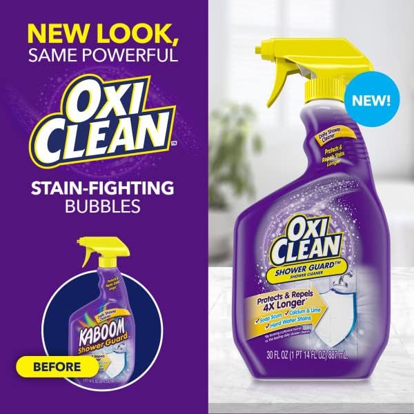 OxiClean Shower Guard Daily Shower Cleaner Spray, 30 fl oz (Pack of 2)