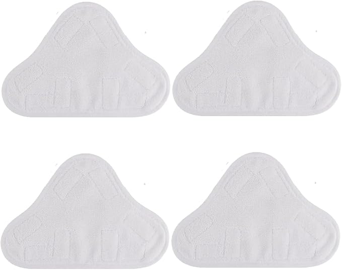 Sgizoku Microfiber Steam Mop Pad Replacement Compatible with H2O H20 Mop X5 Steam Steam Cleaners Washable & Reusable - 4 Pack
